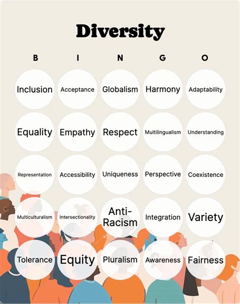 diversity bingo|virtual diversity bingo.